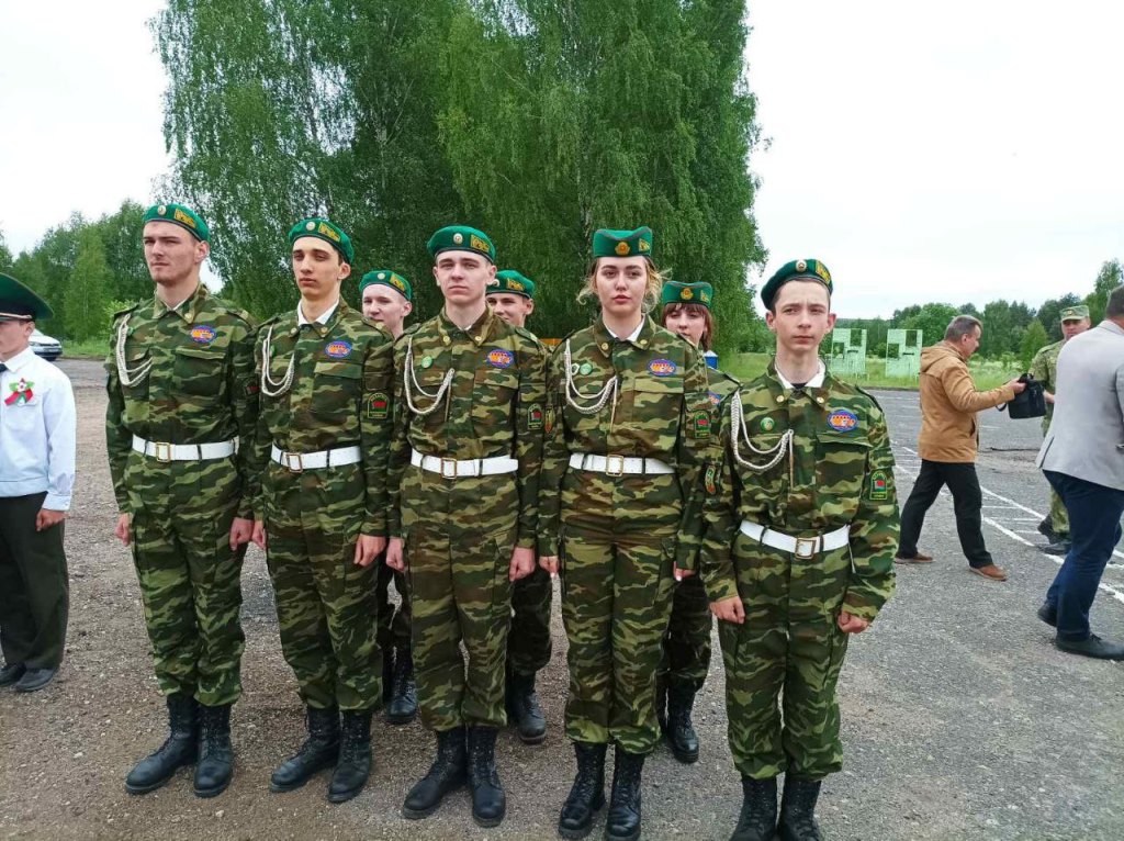 Команда СШ №1 приняла участие в слете отрядов юных друзей пограничников
