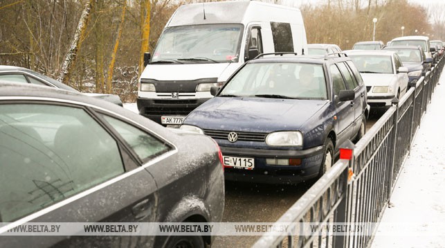 Ограничивается движение в пунктах пропуска на белорусско-польской границе