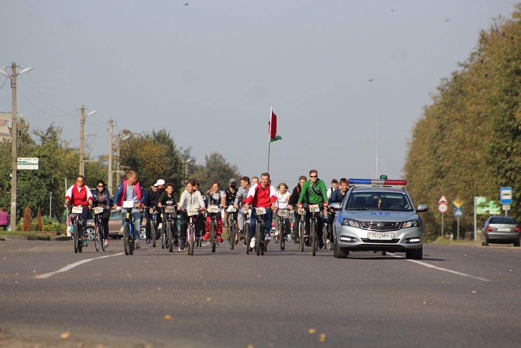 В Сморгони прошёл велопробег «За Беларусь!»