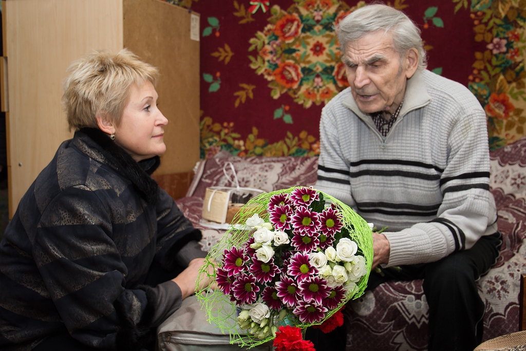 Ветеран Великой Отечественной войны Борис Сосно отметил 95-летний юбилей