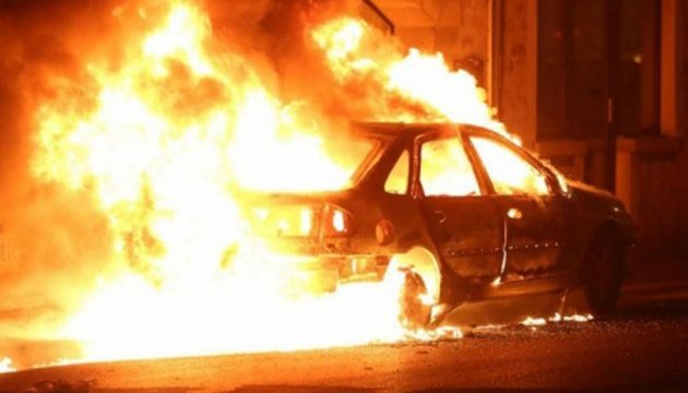 12 января в Сморгони горел легковой автомобиль. Причина устанавливается