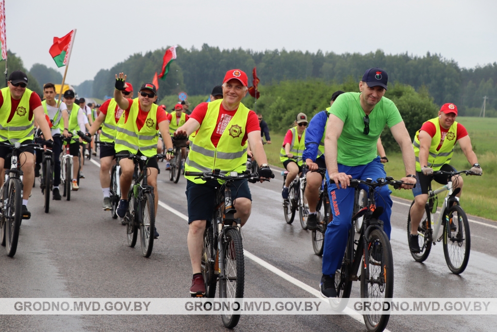 Состоялся велопробег, посвященный Дню памяти жертв Великой Отечественной войны и геноцида белорусского народа