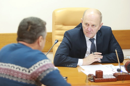 Председатель Гродненского облисполкома Владимир Кравцов проведет в Сморгони выездной приём граждан 5 марта