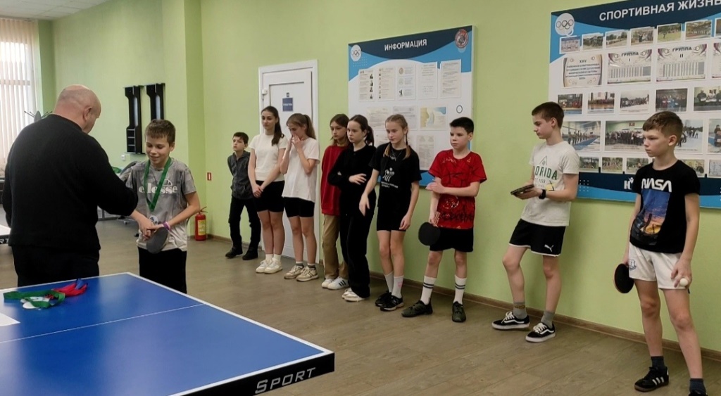 Юные сморгонские теннисисты из гимназии и Сол стали победителями круглогодичной спартакиады школьников