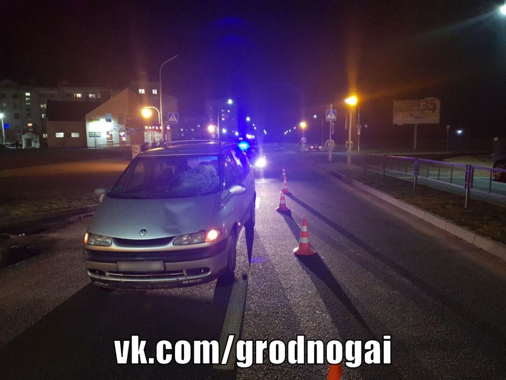 В Сморгони водитель на «Рено» сбил пешехода