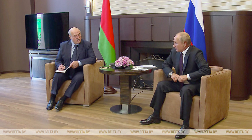 Встреча Александра Лукашенко и Владимира Путина проходит в Сочи