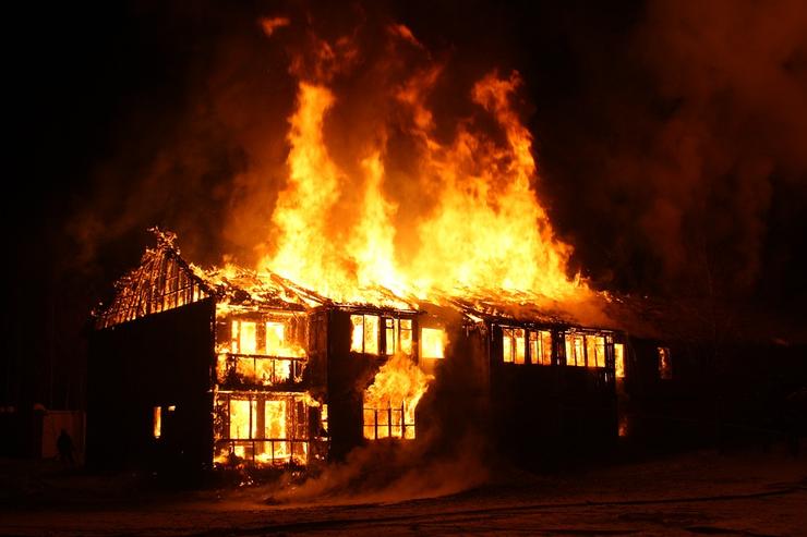 31 декабря в Сморгонском районе горел жилой дом