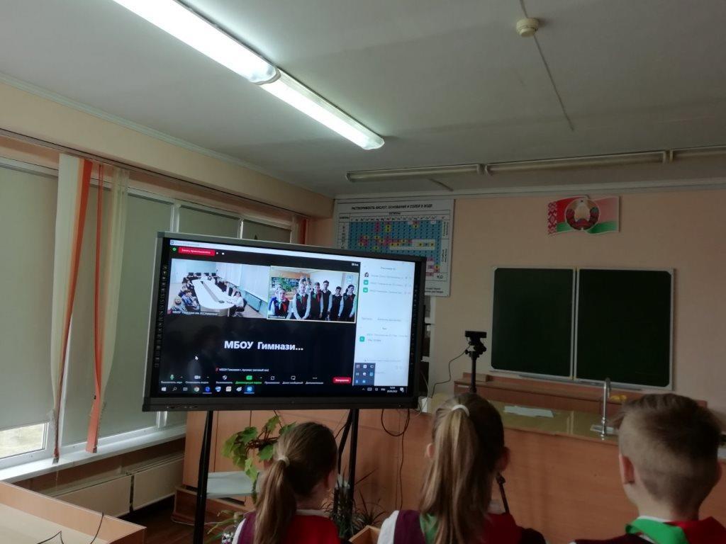Активисты молодежного движения из Сморгони и Воронежа пообщались по телемосту