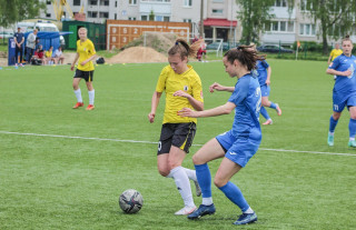 Женская команда «Сморгони» разгромила Могилёвский «Днепр»