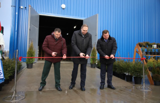 Завод по производству пеллетов открыли в Сморгони