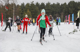 В Сморгони прошёл районный этап соревнований по биатлону «Снежный снайпер»