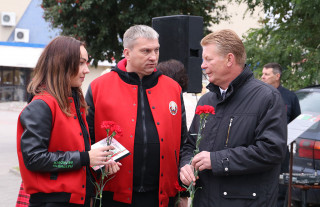 В Сморгони побывали активисты РОО «Патриоты Беларуси» - участники республиканского автопробега «Символ единства»