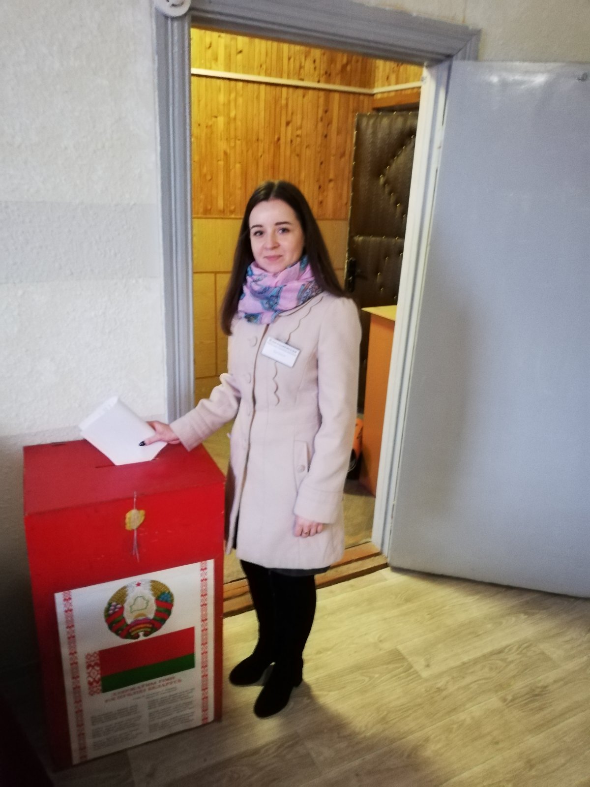 Молодежь Сморгонщины голосует на выборах