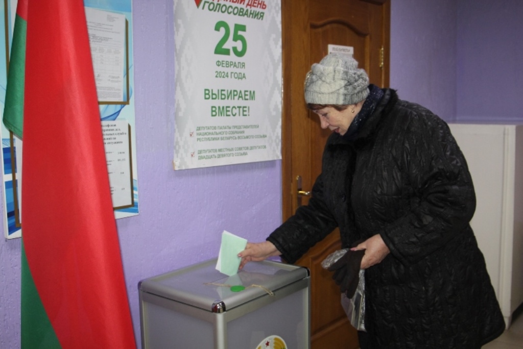 Сморгонцы активно участвуют в голосовании