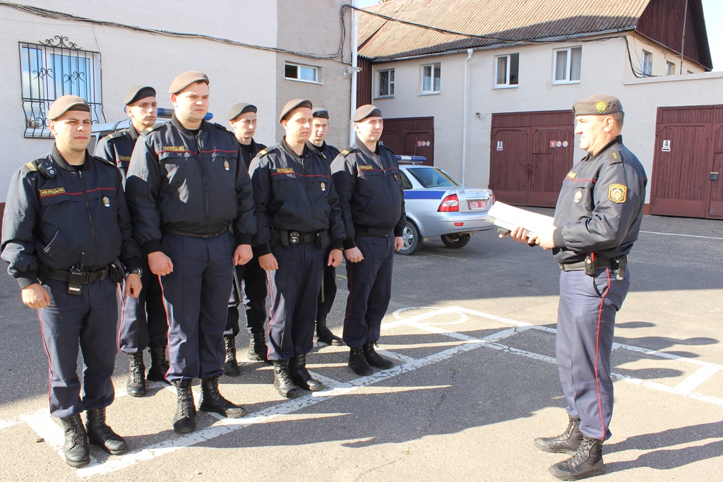 На варце правапарадку ў горадзе