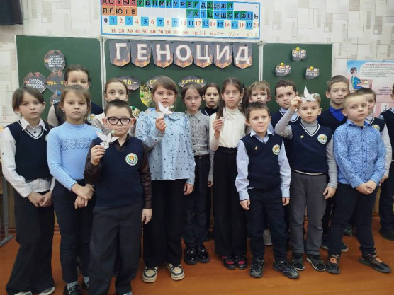 Единый урок «Ола - сестра Хатыни» прошел в Синьковской СШ