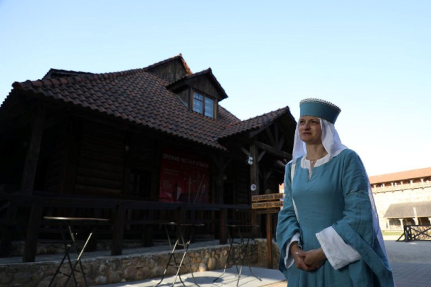 Журналисты пресс-тура посетили Лидский замок 