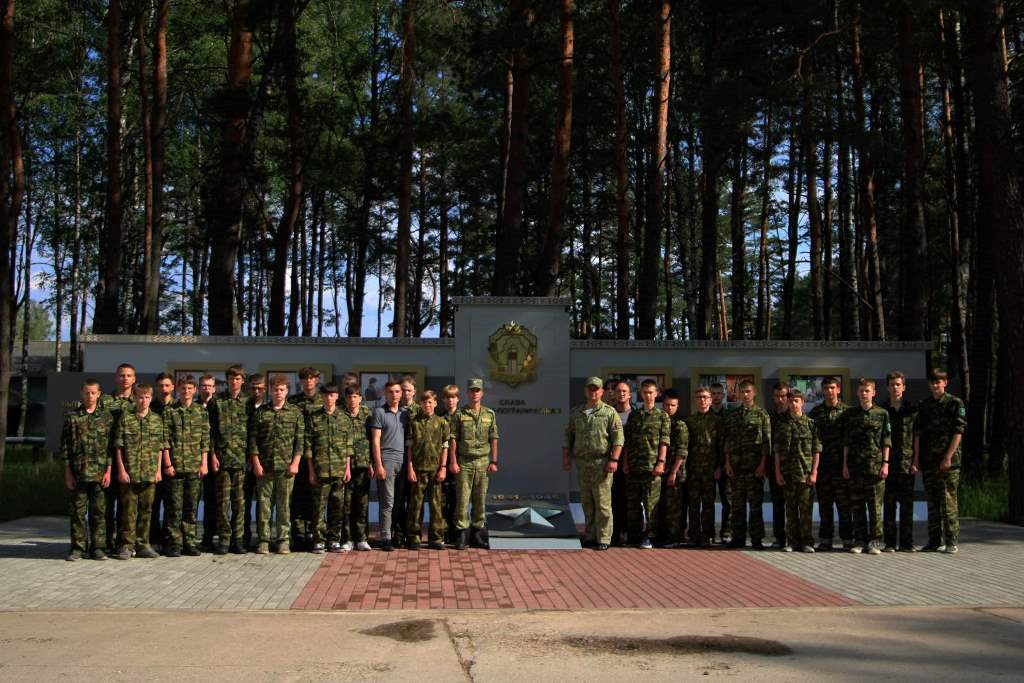 В Сморгонской пограничной группе состоялось открытие детского военно-патриотического лагеря