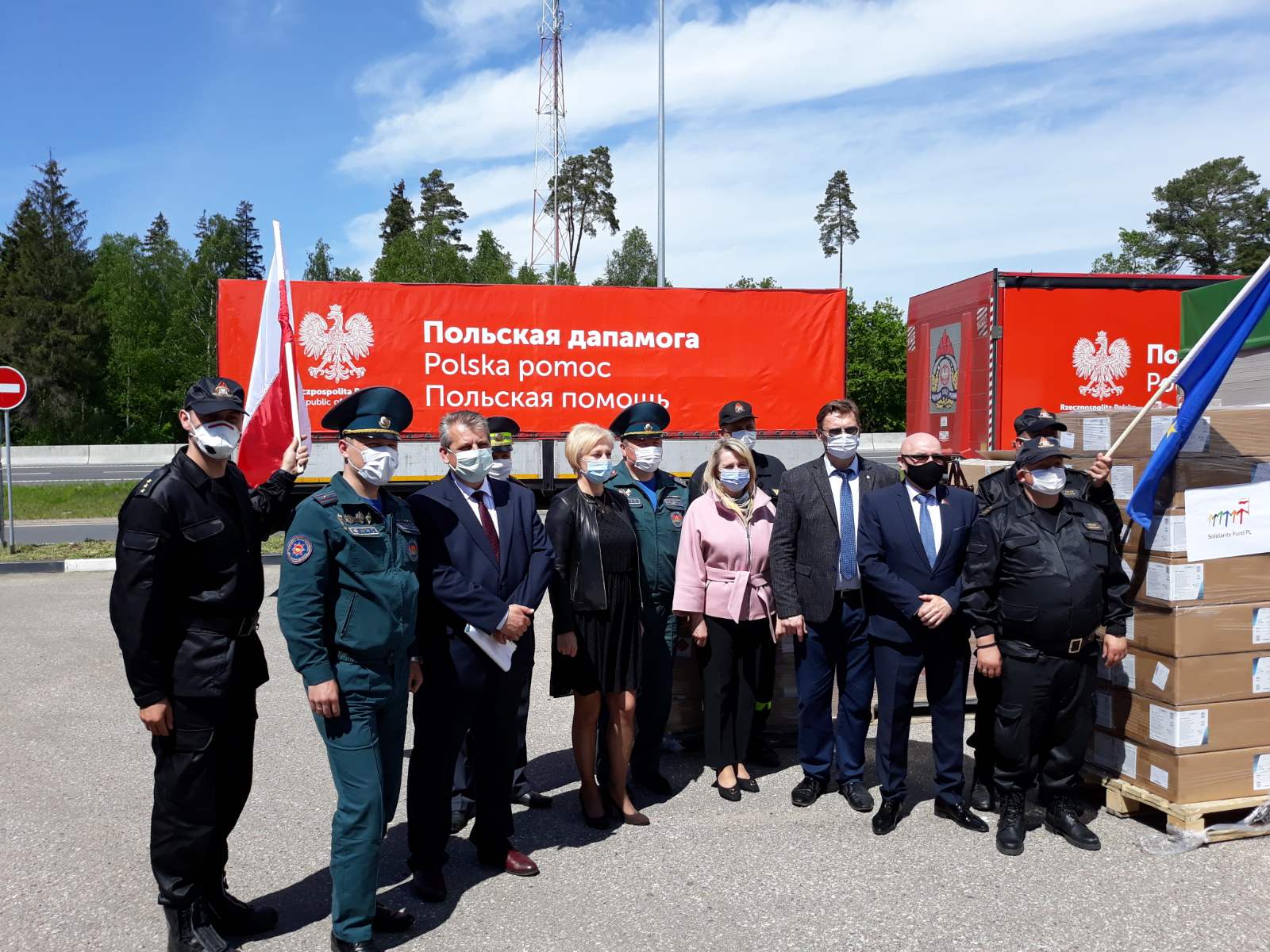 Рука помощи: в Сморгонский район доставили гуманитарный груз из Польши