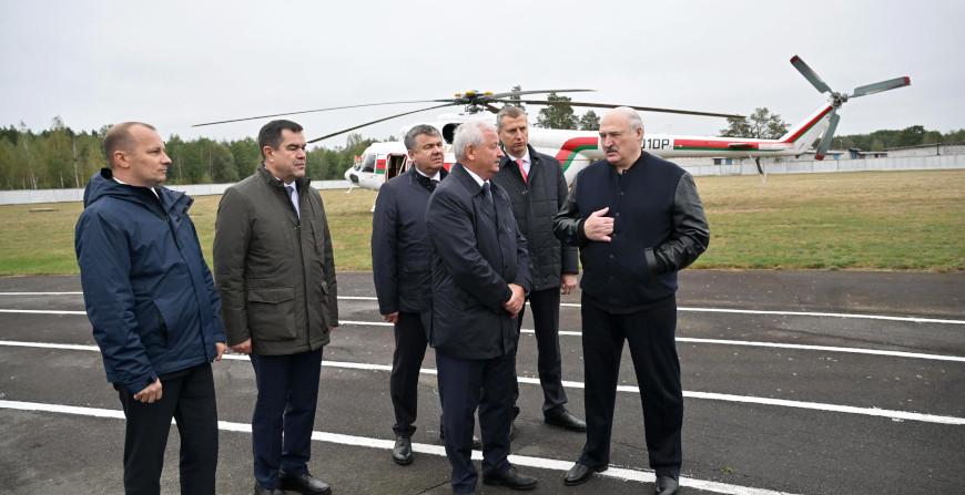 Александр Лукашенко в Микашевичах принимает участие в фестивале-ярмарке "Дажынкi-2024"
