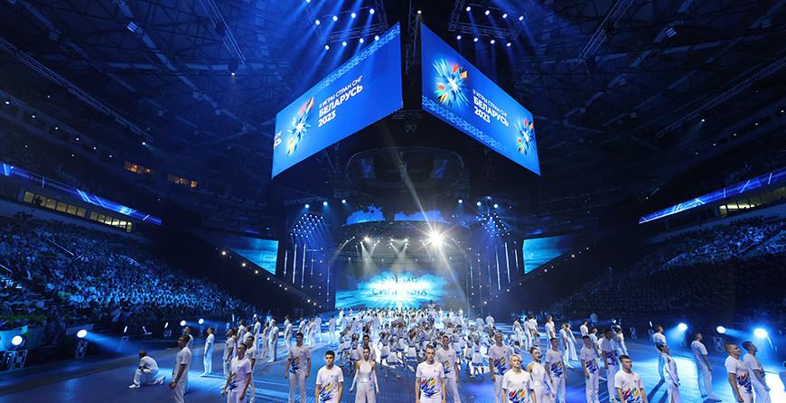 Торжественная церемония закрытия II Игр стран СНГ началась в "Минск-Арене"