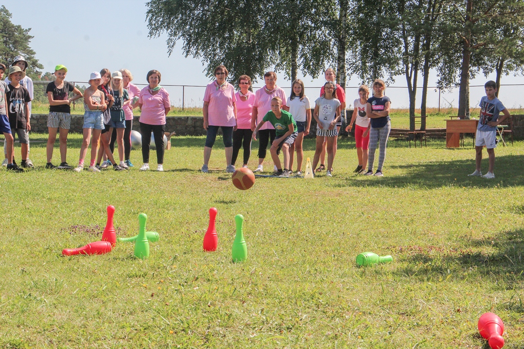 Спортивные соревнования прошли в лагере «Орлёнок»