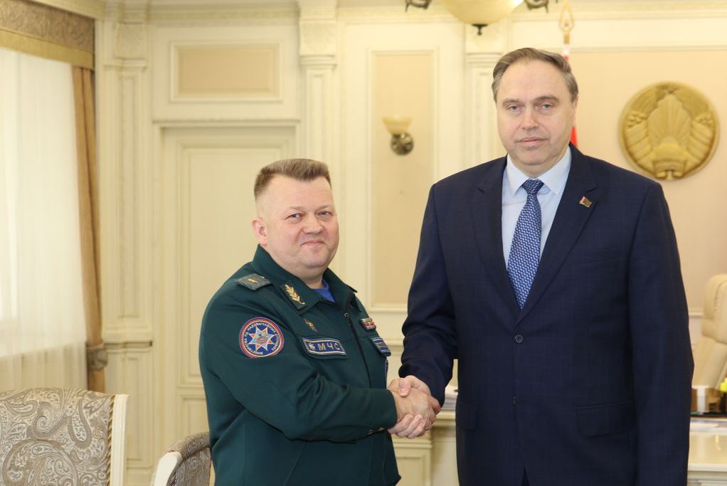 Заместитель министра по чрезвычайным ситуациям Игорь Болотов с рабочим визитом посетил Гродненскую область.