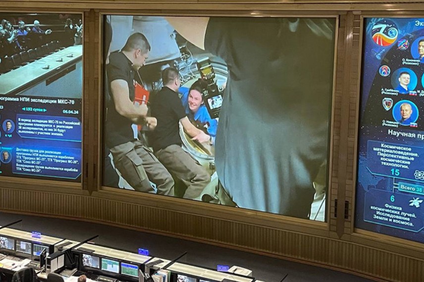 Космонавт Марина Василевская прибыла на МКС