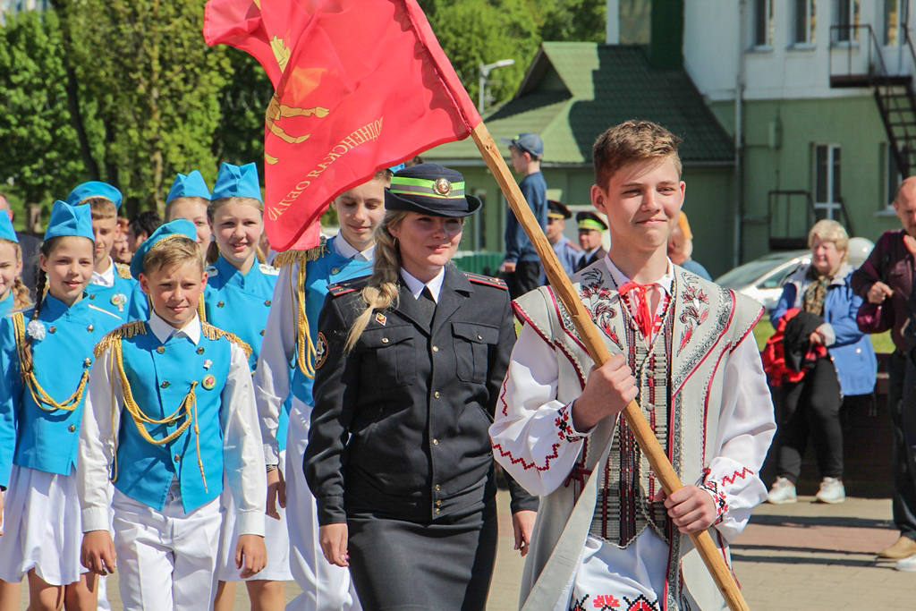 В Сморгони состоялось открытие 49-го республиканского слёта-конкурса отрядов юных инспекторов дорожного движения