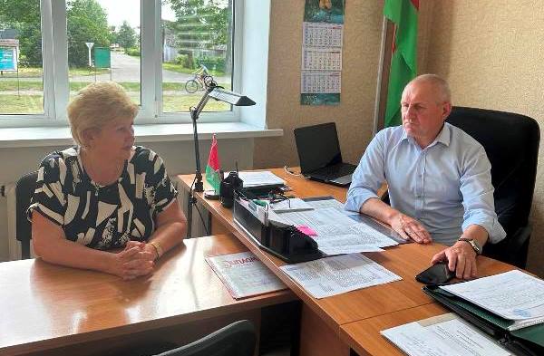 Татьяна ЩЕБЕРЯКО провела прием граждан в Залесье