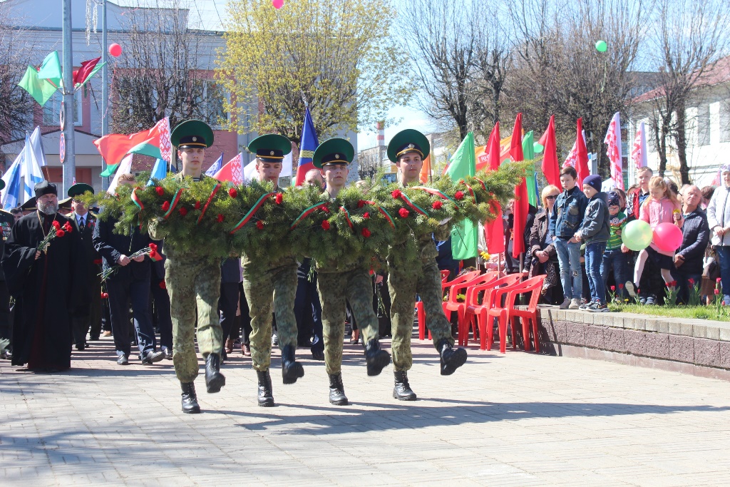 Митинг, посвящённый Дню Победы, прошёл в Сморгони