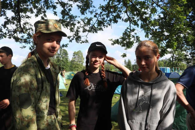 Третья смена военно-патриотического лагеря «Рубеж» в разгаре