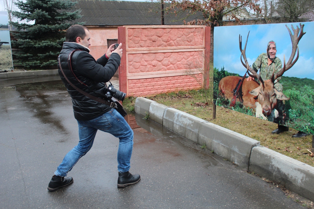 Фота на памяць у паляўнічым комплексе “Арэхаўка”