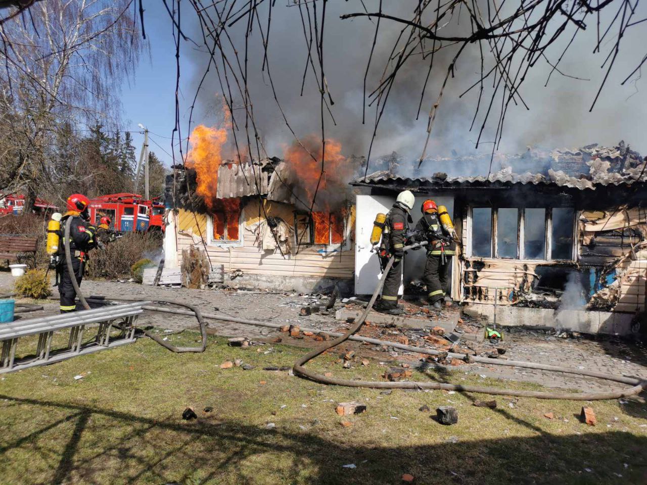 На пожаре в деревне Кунава сгорел мужчина