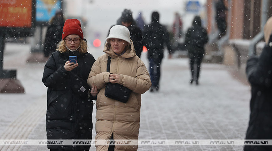 Мокрый снег и дождь ожидаются в Беларуси в выходные