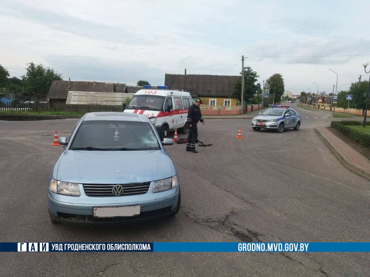 В Сморгони водитель наехал на мужчину с электросамокатом