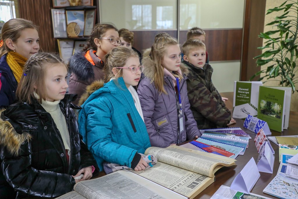 Учащиеся гимназии посетили редакцию газеты "Светлы шлях"