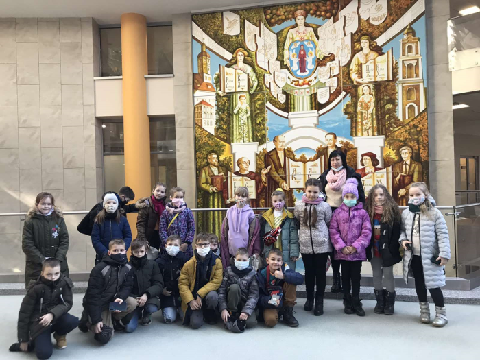 Учащиеся СШ №6 побывали в Национальной библиотеке Беларуси