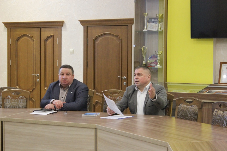 Заместитель председателя райисполкома Дмитрий Станкевич встретился с коллективом РУП «ЖКХ»