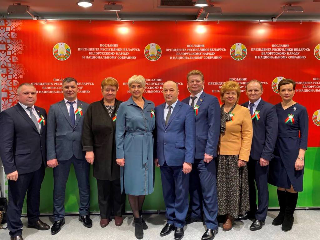 Делегация Сморгонского района на встрече с Президентом Республики Беларусь