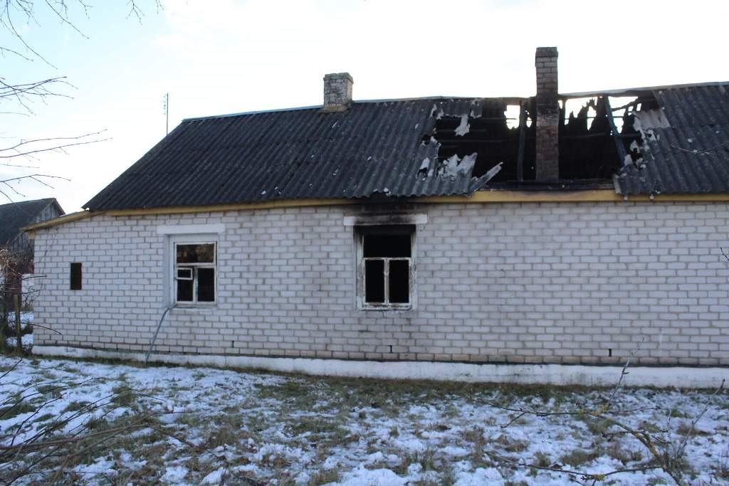В Сморгонском районе на пожаре сгорел человек
