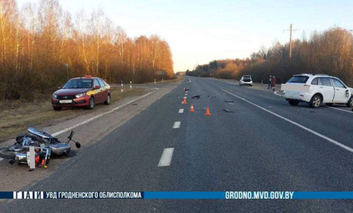 В Сморгонском районе в ДТП погиб водитель мопеда