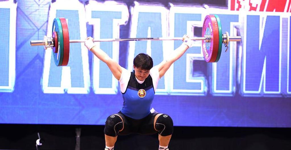 Белоруска Диана Мойсеевич выиграла золото турнира по тяжелой атлетике II Игр стран СНГ Белоруска Диана Мойсеевич выиграла золото турнира по тяжелой атлетике II Игр стран СНГ