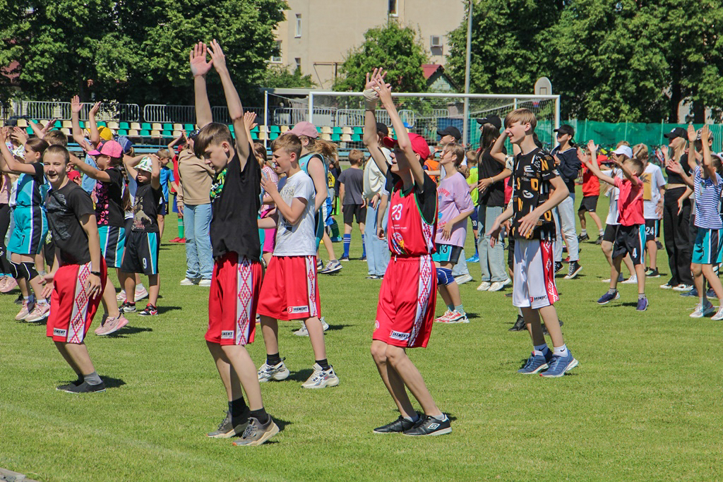 В Сморгони прошла общегородская зарядка