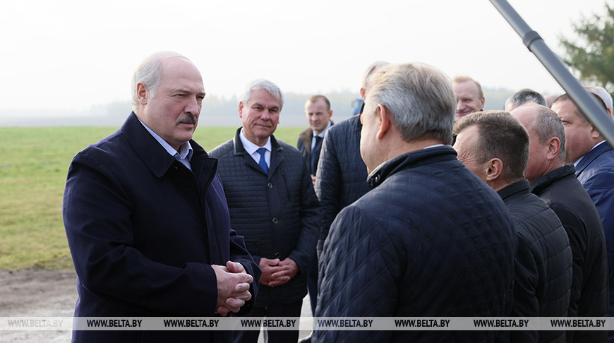 Лукашенко посетил предприятие с самой высокой урожайностью картофеля в стране