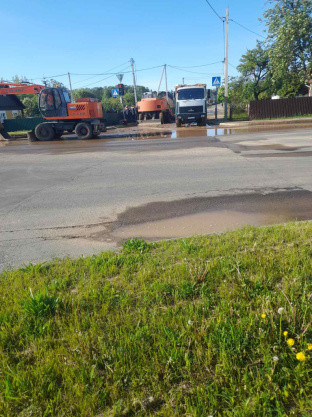 В Сморгони произошла авария на водопроводе
