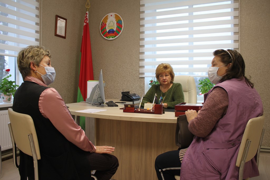 Заместитель председателя райисполкома Татьяна Щеберяко провела выездной приём граждан