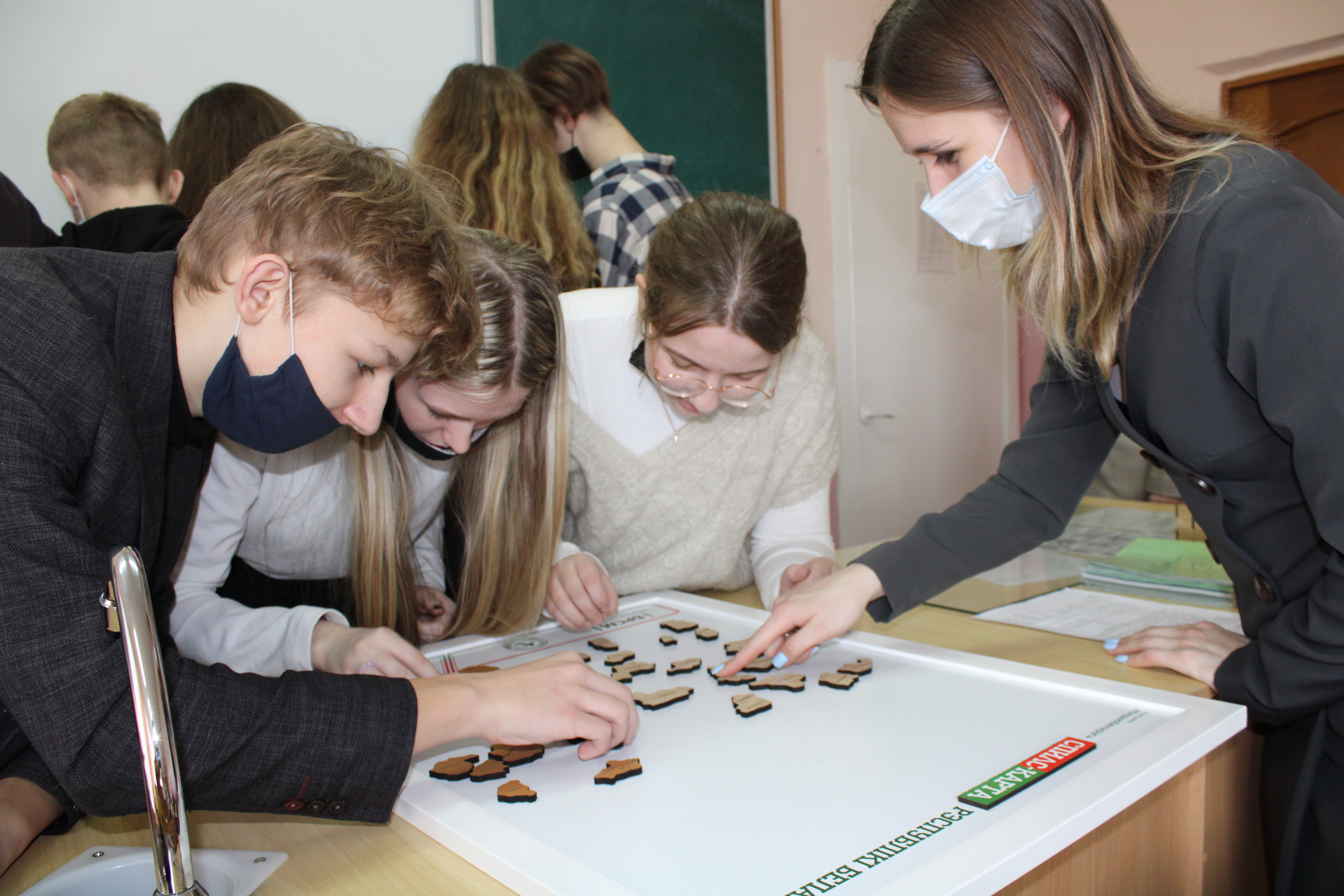 Учащиеся СШ №5 принимают участие в проекте "Ведаю Беларусь"
