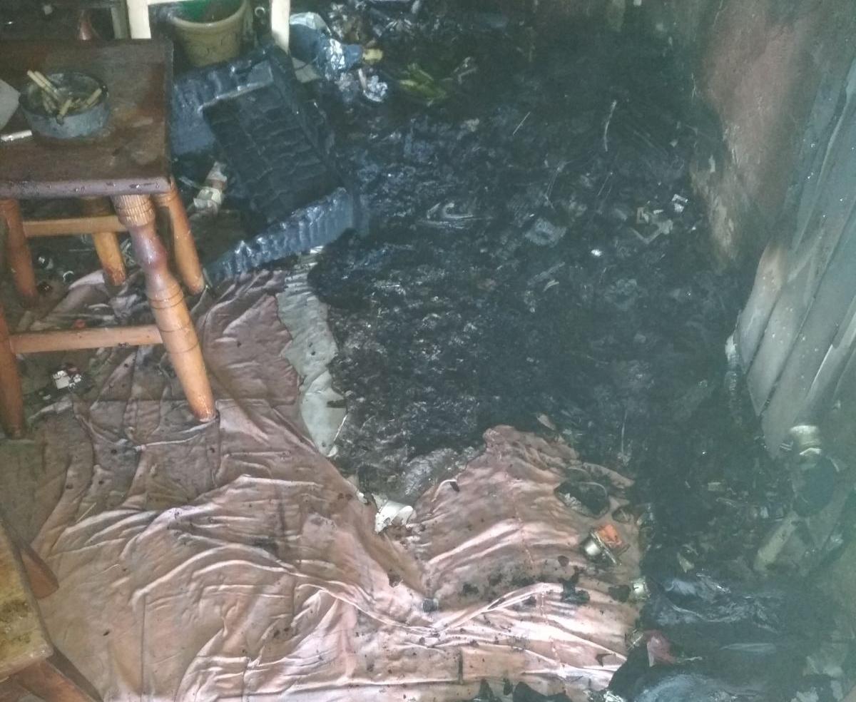 В Сморгони на пожаре спасена 47-летняя женщина