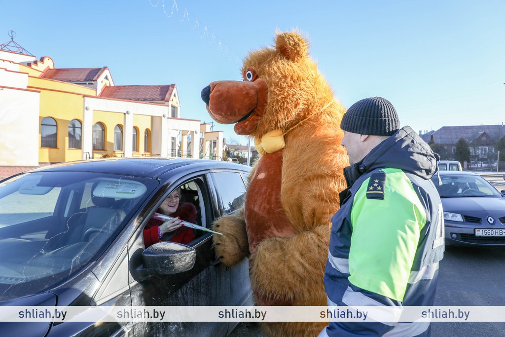 Цветы для автоледи. Сотрудники ГАИ поздравили женщин-водителей